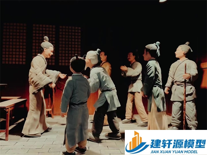 沙湾喻侃压粮饷军场景