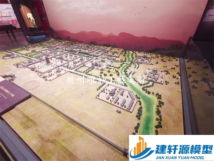 沙湾微缩模型法门寺